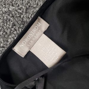 Nordstrom Lingerie, black, small, NWOT, silky